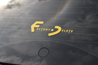Factory Delete Transfer Sticker